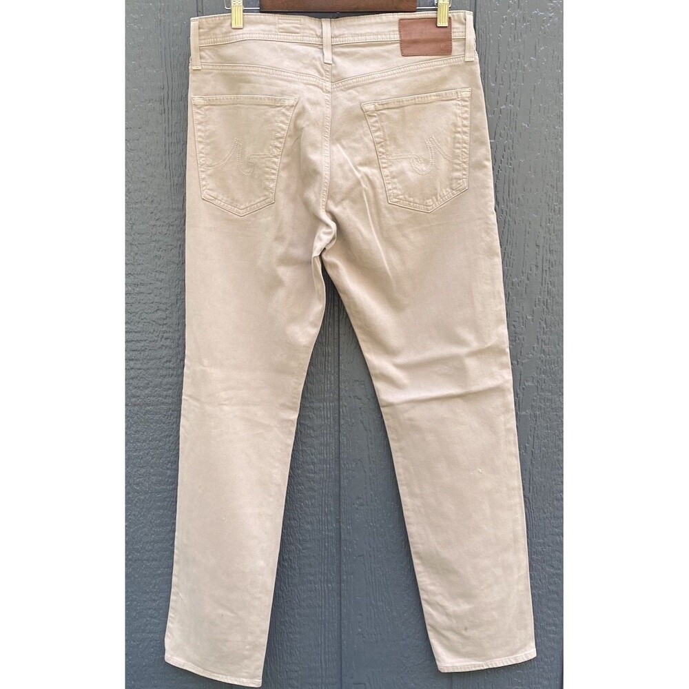 AG Adriano Goldschmied The Graduate Khaki Pants Men’s Size 33 X 32  READ - Picture 2 of 7